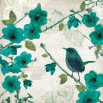 Birds and Butterflies I by Tandi Venter