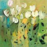White Tulips II by Jennifer Harwood