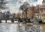 Zwanenburgwal Canal by Pep Ventosa