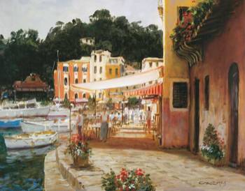 Morning Stroll - Portofino