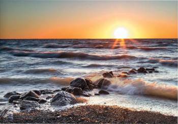 Sunset at Blue Point